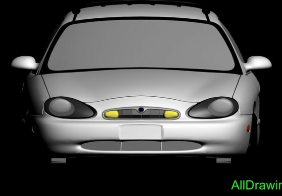 Mercury Sable Wagon(1999) (Меркури Сейбл Универсал(1999)) - чертежи (рисунки) автомобиля